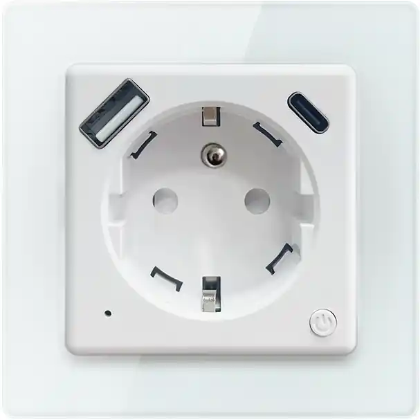Immax NEO 07553L - Chytrá zásuvka E 16A/230V + 1xUSB-A+1xUSB C PD 20W Tuya Rychlé Dodání