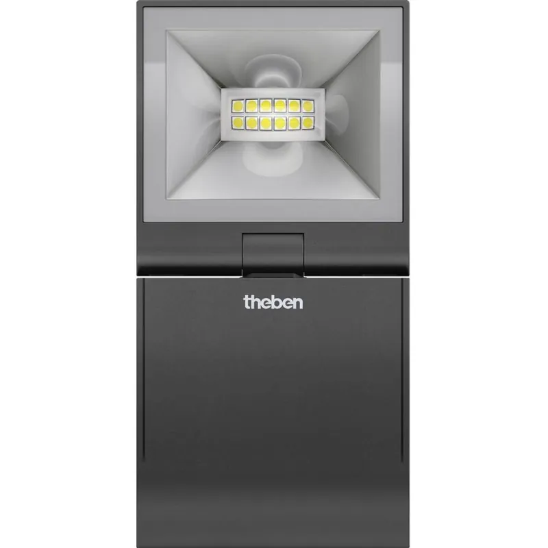 Akční Cena theben - LED Nástěnný reflektor LED/10W/230V černá IP55