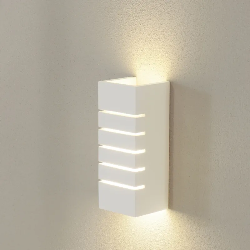 SLV Plastra 100 Slot, nástěnné sádrové svítidlo, 1x40W E14, výška 24cm Výhodná Nabídka
