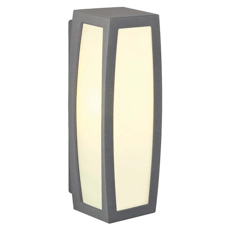 SLV Meridian box, nástěnné venkovní svítidlo, 1x20W, antracit, 38cm, IP54 Výhodná Nabídka
