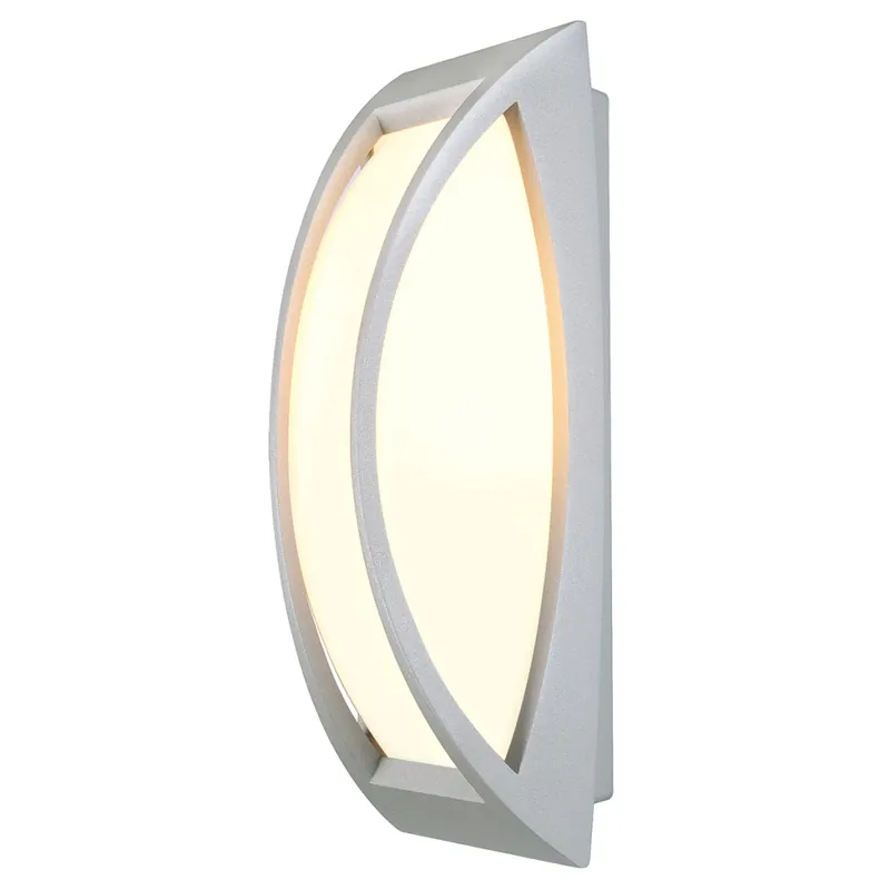 SLV Meridian II, nástěnné venkovní svítidlo, 1x60W, stříbrnošedá, 38cm, IP54 Levný