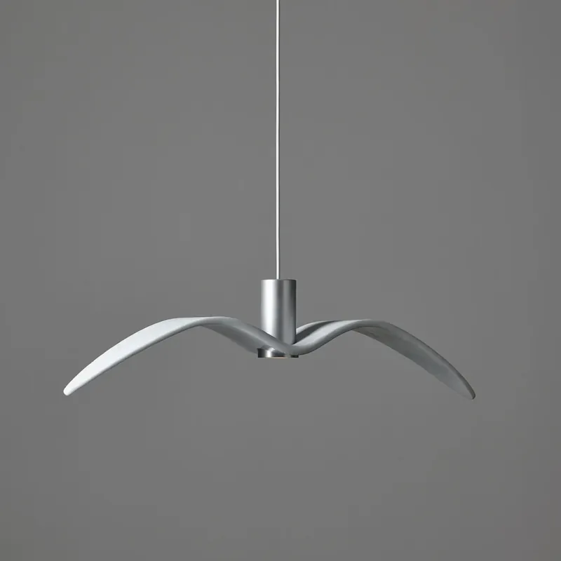 Brokis Night Birds Exterior, závěsné svítidlo z ručně zpracovaného skla, 6,5W LED, opal - opaktní sklo, délka 73cm, IP54 Nejlepší Volba