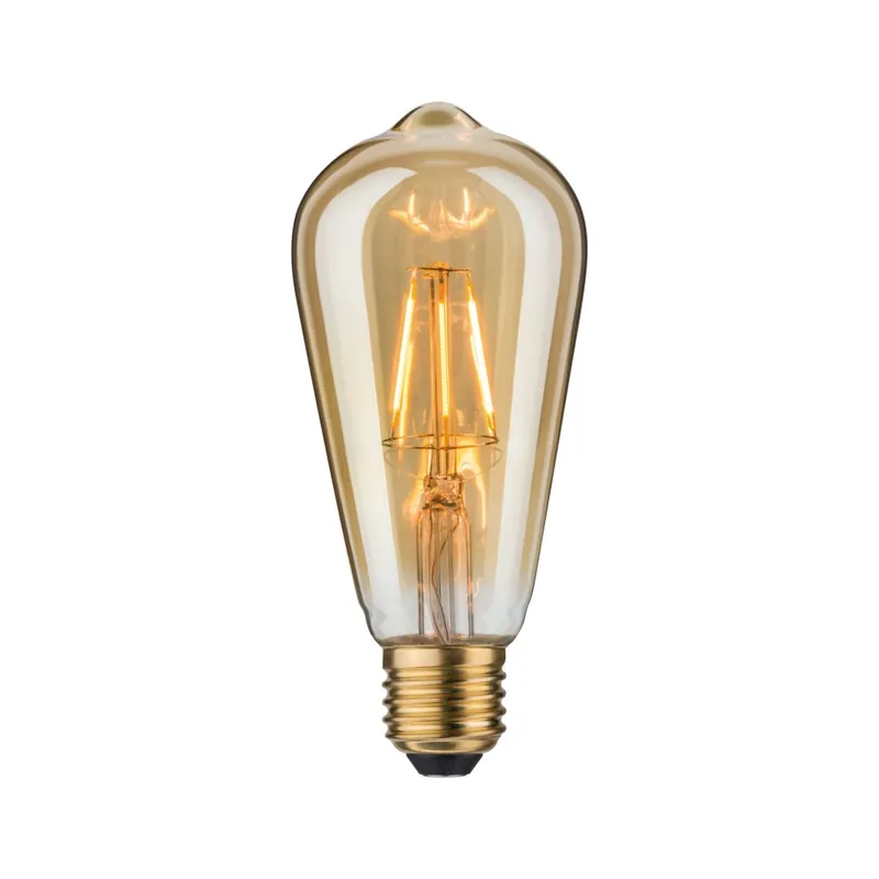 Omezená Nabídka Paulmann LED vintage zlatá žárovka, 4W LED E27 1700K, výška 14,5cm