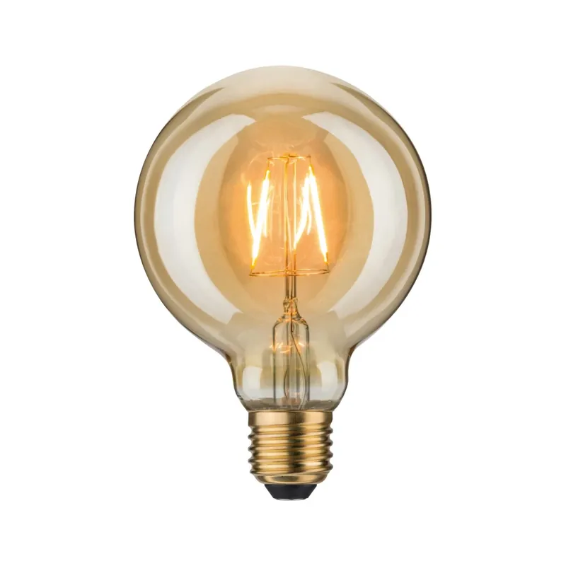 Výprodej Paulmann LED vintage zlatá žárovka, 2,5W LED E27 1700K, výška 13,8cm