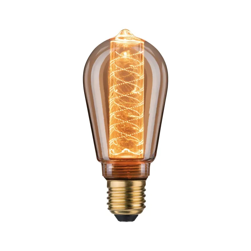 Paulmann LED vintage zlatá žárovka se spirálou, 3,6W LED E27 1800K, výška 14,2cm Nejlepší Cena