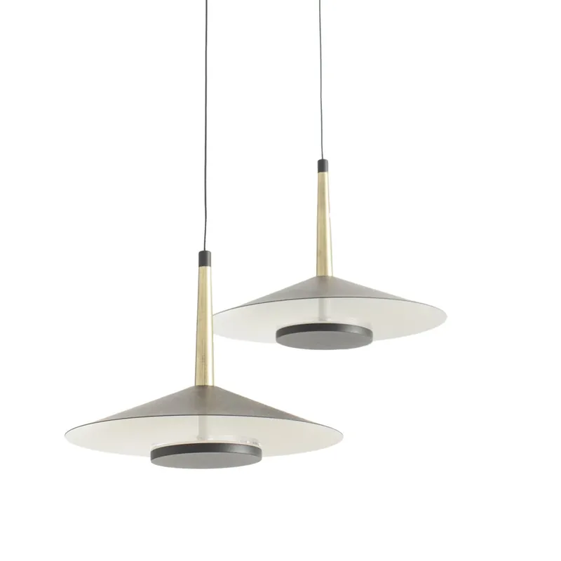 Mantra Orion, moderní černé svítidlo s mosaznými prvky LED 2 x 8W 1180lm 3000K, průměr 25cm Výprodej