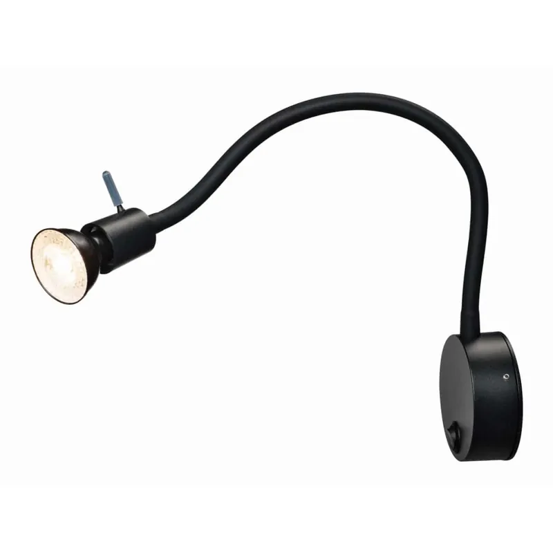 Aktuální SLV Dio Flex, nástěnné flexibilní svítidlo, 1x GU10 max. 50 W, černá