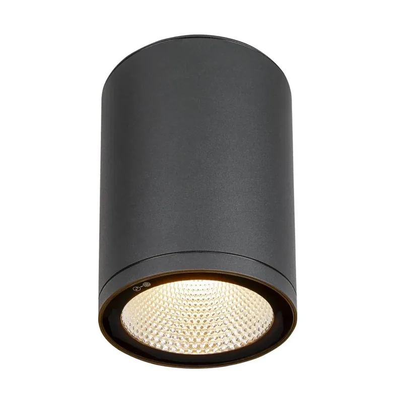 Dokud Zásoby Vydrží SLV Enola Round L, venkovní stropní svítidlo, LED 35W 3000/4000K, antracit, průměr 14cm, IP65