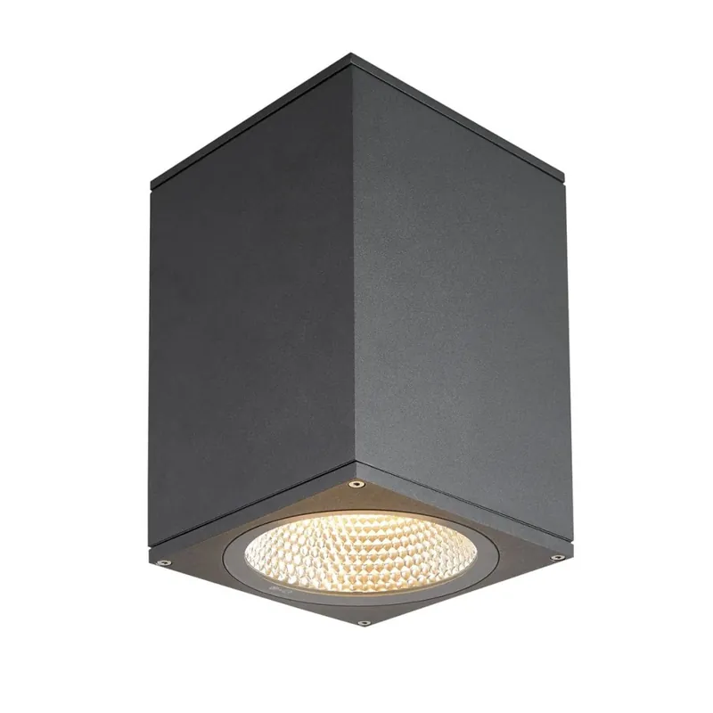 Výhodná Nabídka SLV Enola Square L, venkovní stropní svítidlo, LED 35W 3000/4000K, antracit, rozměr 14x14cm, IP65