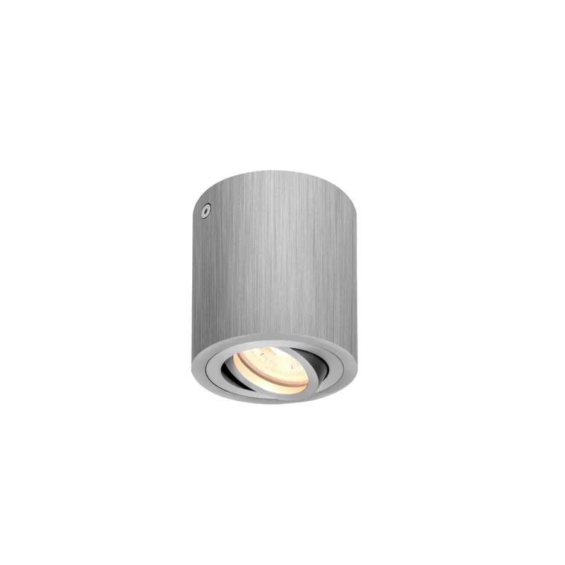 Hit Sezóny SLV Triledo, stropní svítidlo z kartáčovaného hliníku, 1x GU10 max. 10W, průměr 8,5cm