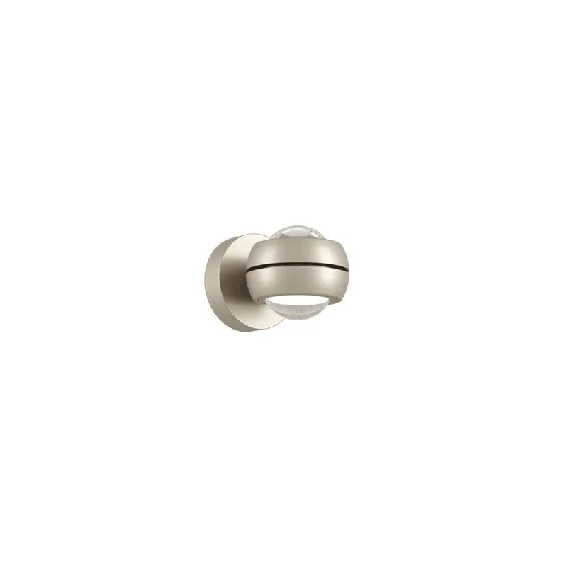 Lodes Nautilus mini, champagne svítidlo se 2 reflektory, 2x6W LED 2700K stmívatelné, prům. 8,5cm Víkendová Akce