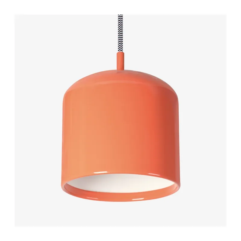Lucis Juno, závěsné svítidlo 1×60W E27 lososová/bílá, průměr 15cm Oblíbený
