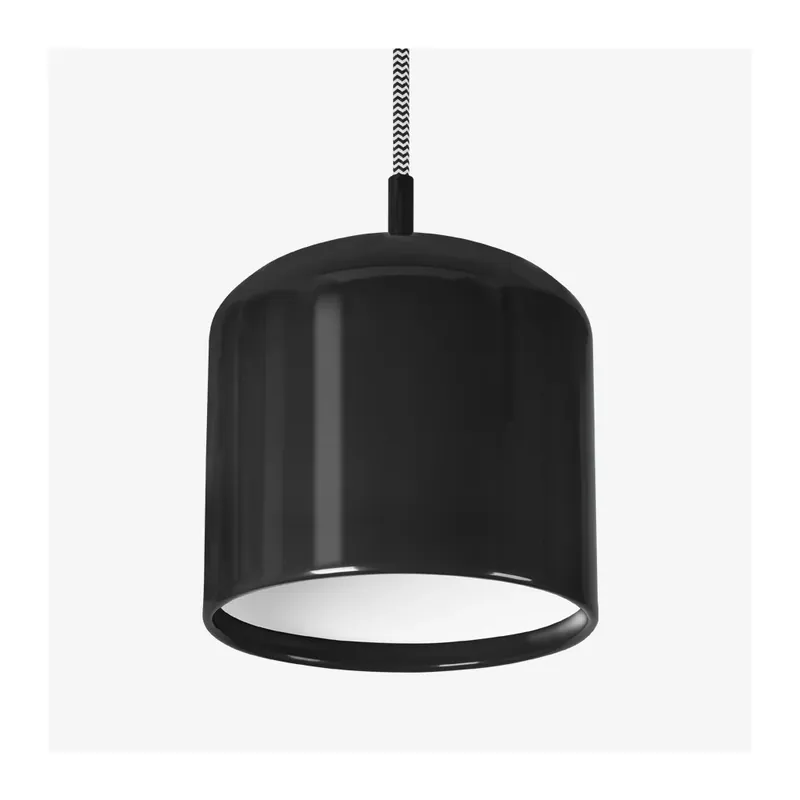 Sezónní Sleva Lucis Juno, závěsné svítidlo 1×60W E27 černá/bílá, průměr 15cm