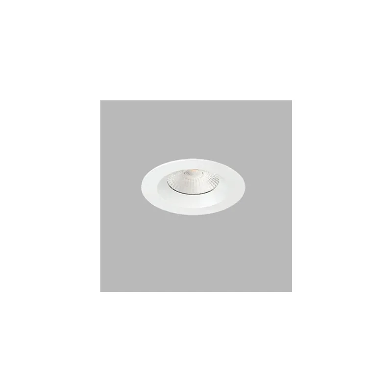 LED2 Max 1, venkovní bílá bodovka, 8W 3000K stmívatelná DALI/PUSH, prům. 8cm, IP65 Značkový
