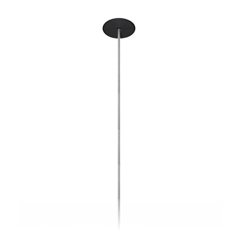 Lodes Micro Trimless, zapuštěná černá kulatá rozeta pro 1 závěs, průměr 7,7cm Top Prodej