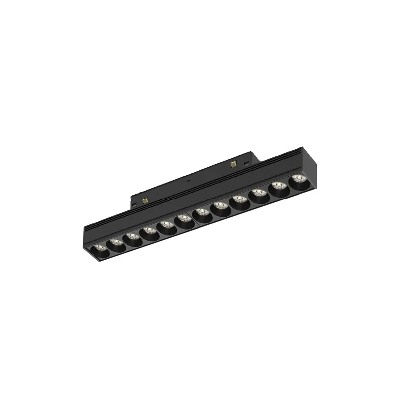 Mantra Magneto 48V, černý lineární modul LED 12W 3000K 50°, TRIAC, délka 25cm Nejlepší Cena