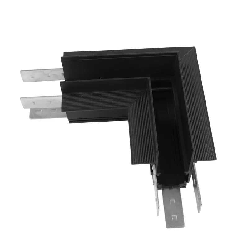 Mantra Magneto 48V, L spojka zapuštěná stropní černá 90° Finální Výprodej