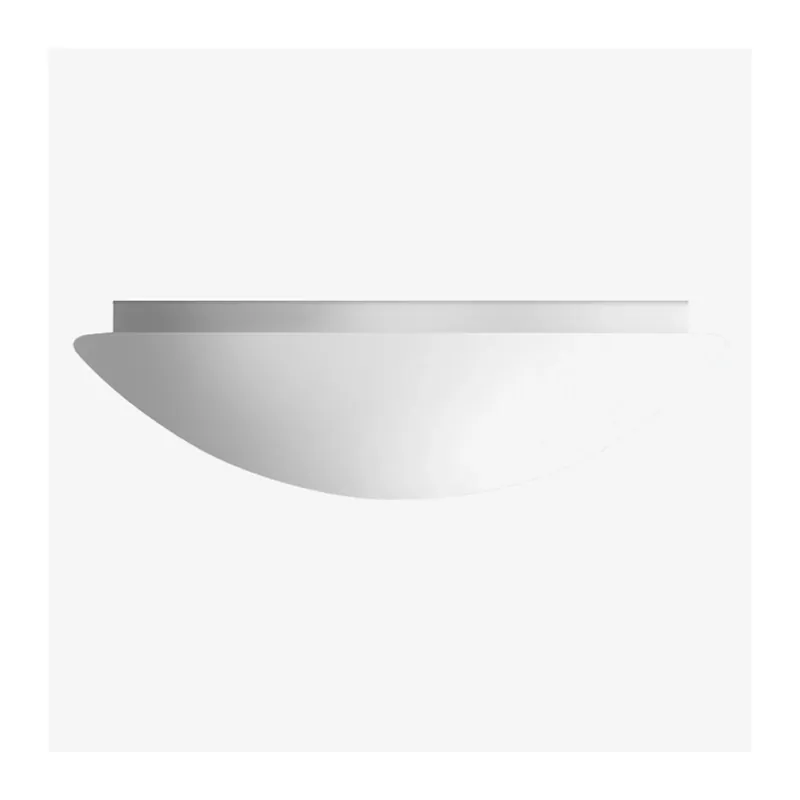 Lucis Charon, skleněné bílé stropní svítidlo, 2x11W E27, prům. 36cm, IP44 Oblíbený