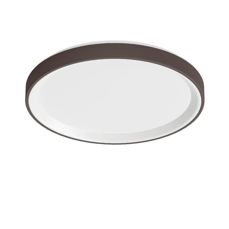 Značkový Linea Light Iside, hnědé stropní/nástěnné svítidlo, 42W LED 2700K, prům. 55,2cm