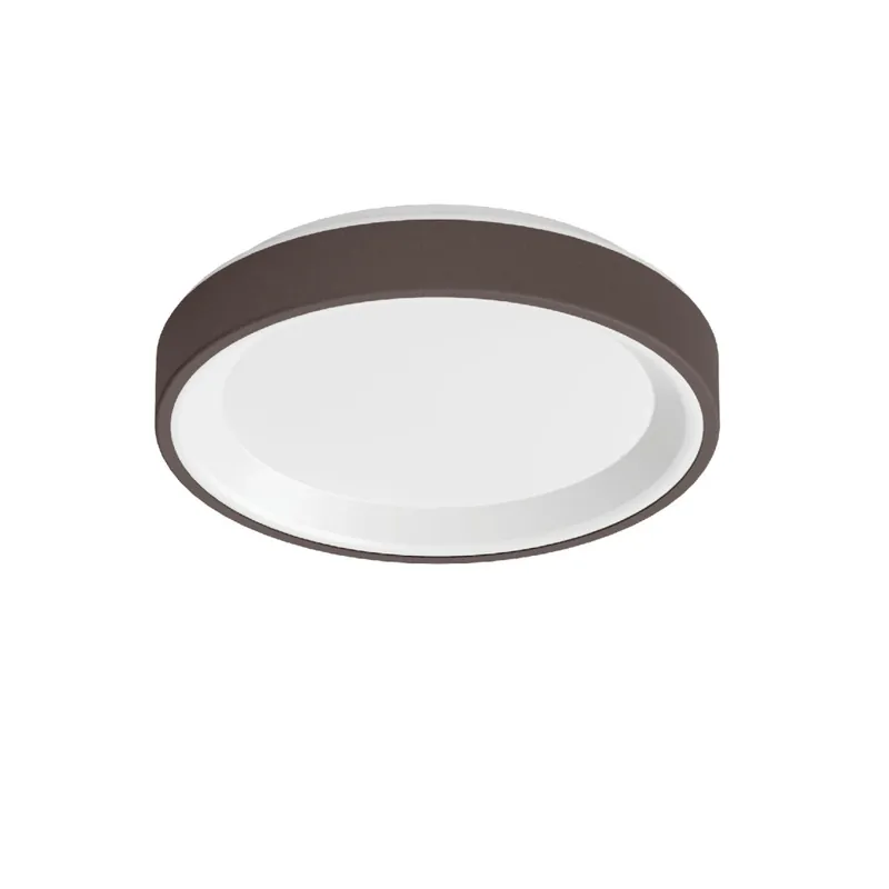 Nejprodávanější Linea Light Iside, hnědé stropní/nástěnné svítidlo, 24W LED 3000K, prům. 35,2cm