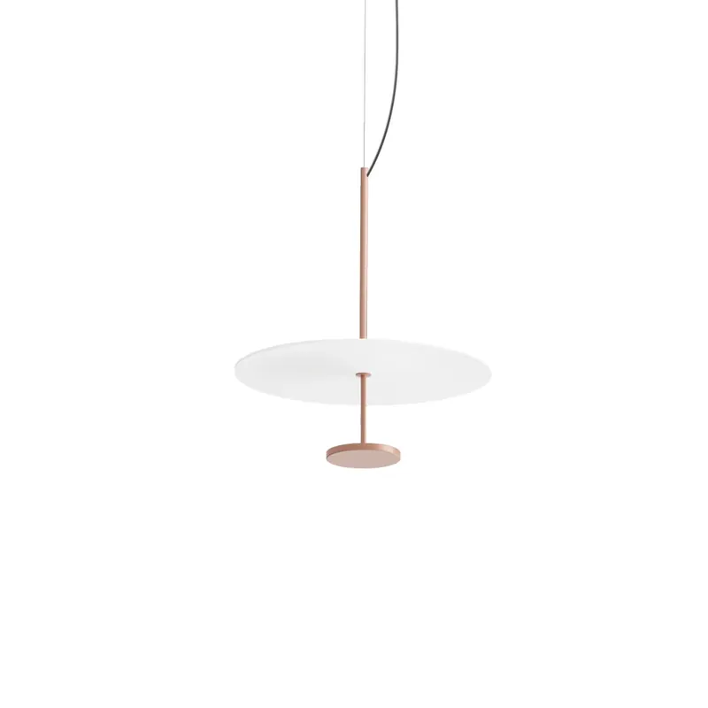 Cenově Výhodný Linea Light Stilo_P, závěsné svítidlo pro nepřímé osvětlení, 13W LED 2700K, bílá/béžovo-červená, prům. 34,5cm
