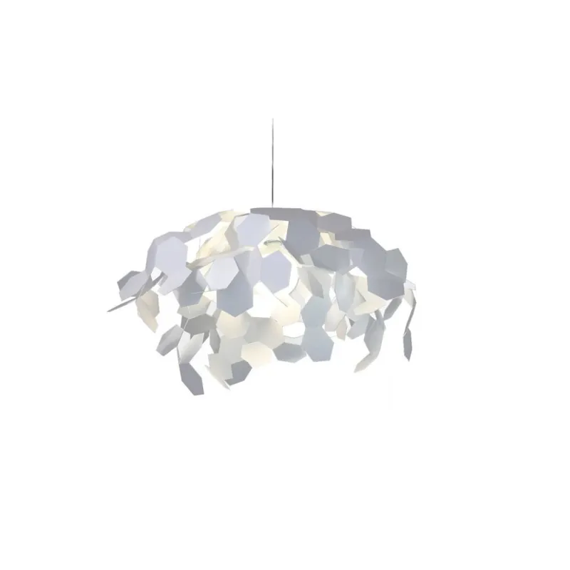 Nakupujte Hned Zava Andromeda, bílé závěsné designové svítidl 1x E14, prům. 30cm
