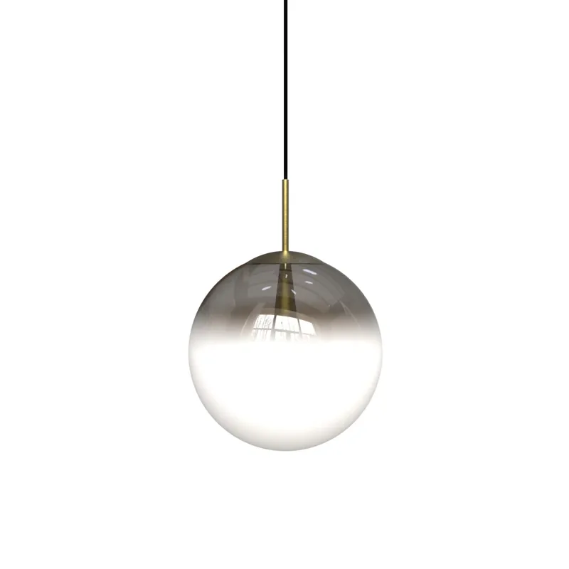 Kup Teď Sikrea Eva, moderní závěsné svítidlo z ručně foukaného kouřového/bílého skla, 1xE27, Ø35cm
