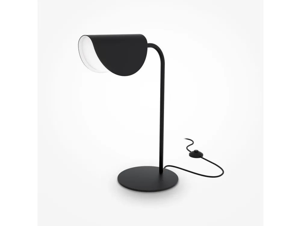 Stolní lampa Mollis 28W černá kov akrylát designová - MAYTONI Omezená Nabídka