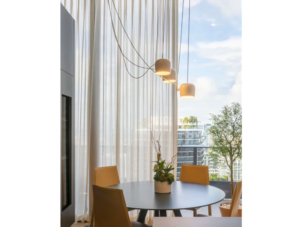 FLOS Aim Small, Designové závěsné svítidlo, Hliník, průměr 17cm Must-Have