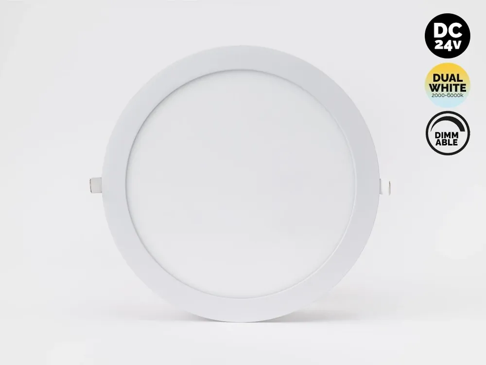 Pouze Dnes LED panel 24V Dual White LP300R 24W Barva Bílá