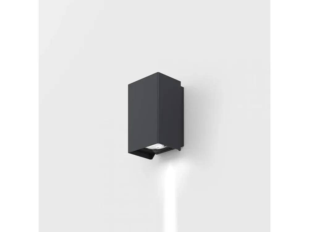 Bezpečná Platba LTX Brick 1, Venkovní nástěnné svítidlo, LED 4W, 3000K, 314lm, IP65, Grafitová
