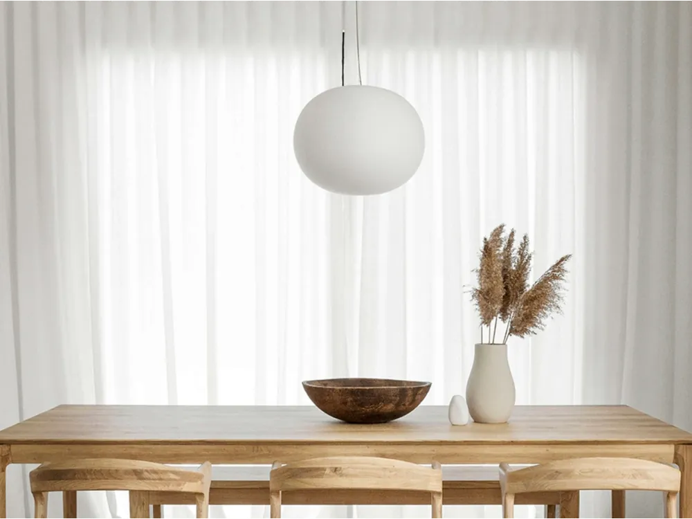 FLOS Glo-Ball S2, Závěsné skleněné svítidlo, E27, průměr 45cm Víkendová Akce