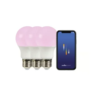 Barevná smart žárovka NORDLUX E27 sada 3 ks 2270052701 Výprodej