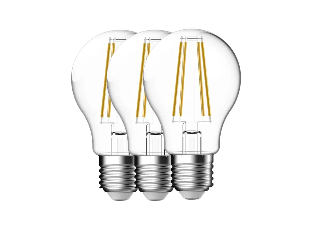 Set 3ks LED žárovek NORDLUX Filament E27, 4 W až 7,8 W, 4000 K Expresní Doručení