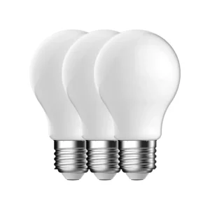 Autentický Set 3ks LED žárovek NORDLUX E27 8,5 W, 2700 K, mléčná