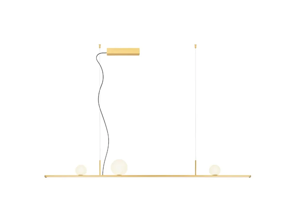 Bezpečná Platba Redo Group Dune, Závěsné svítidlo LED 48W, 150cm, Triac, 2020lm, CRI90, IP20