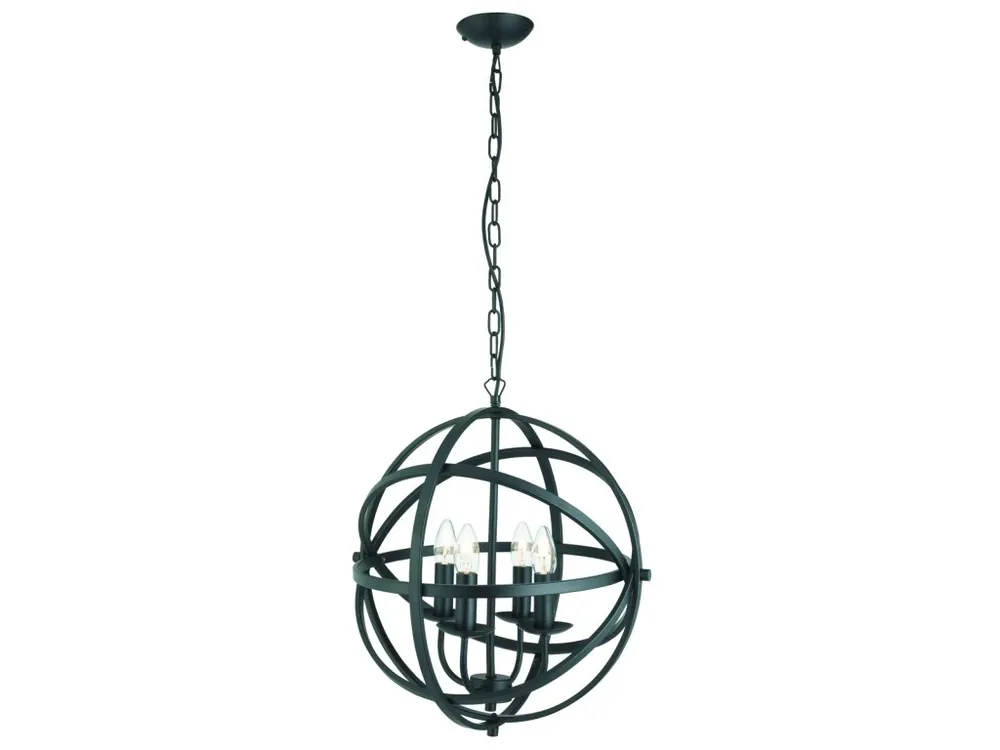 Objednat Nyní Stylový lustr Searchlight ORBIT 2474-4BK