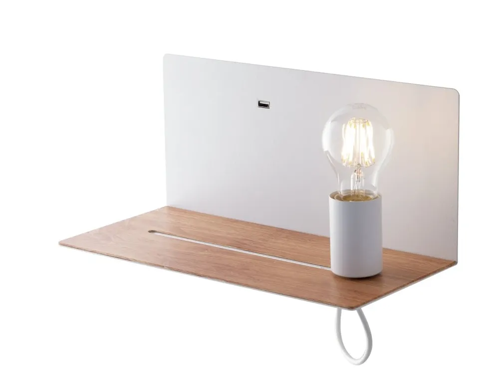 Nástěnné svítidlo s USB k posteli Faneurope I-FLASH-AP BCO Značkový