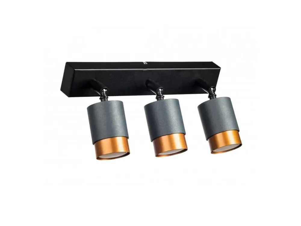 Šedo měděné bodové světlo SOUL GREY COPPER 3P Akční Cena