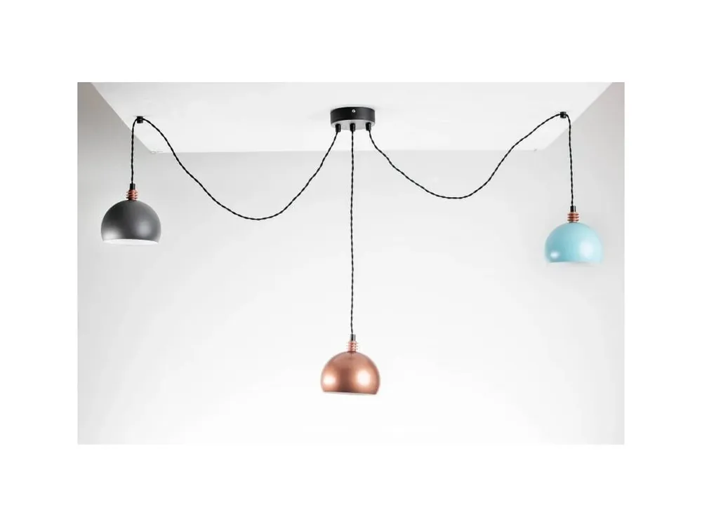 Designové svítidlo pavouk TESTER-3LP-3C-BLACK Top Prodej