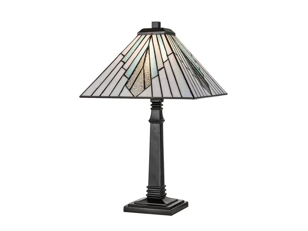 Nakupujte Hned Vitrážová stolní lampa Elstead ALDERLEY/50 cm/1 xE27