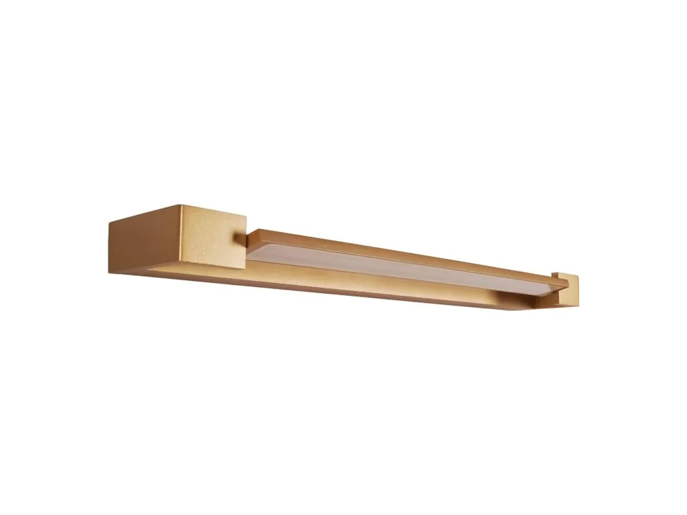 Cenově Výhodný Zlaté nástěnné světlo FLINK 60 cm IP44